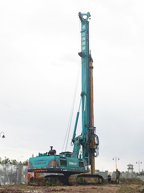 3868la银河总站智能十台旋挖助力沈阳沉点工程