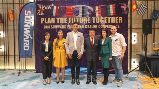 携手同谋将来， 3868la银河总站智能2018欧洲代理商大会隆沉召开
