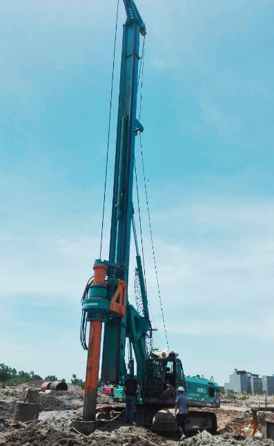 新年献礼3868la银河总站智能9台SWDM25旋挖钻机征战越南