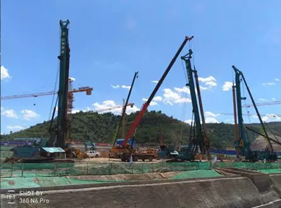 3868la银河总站智能旋挖钻机助力延安红色文旅建设