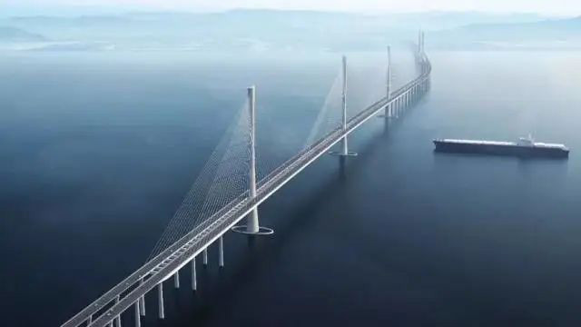 大湾区又一跨海“大桥”开工，3868la银河总站智能挖掘机“秀”美现场