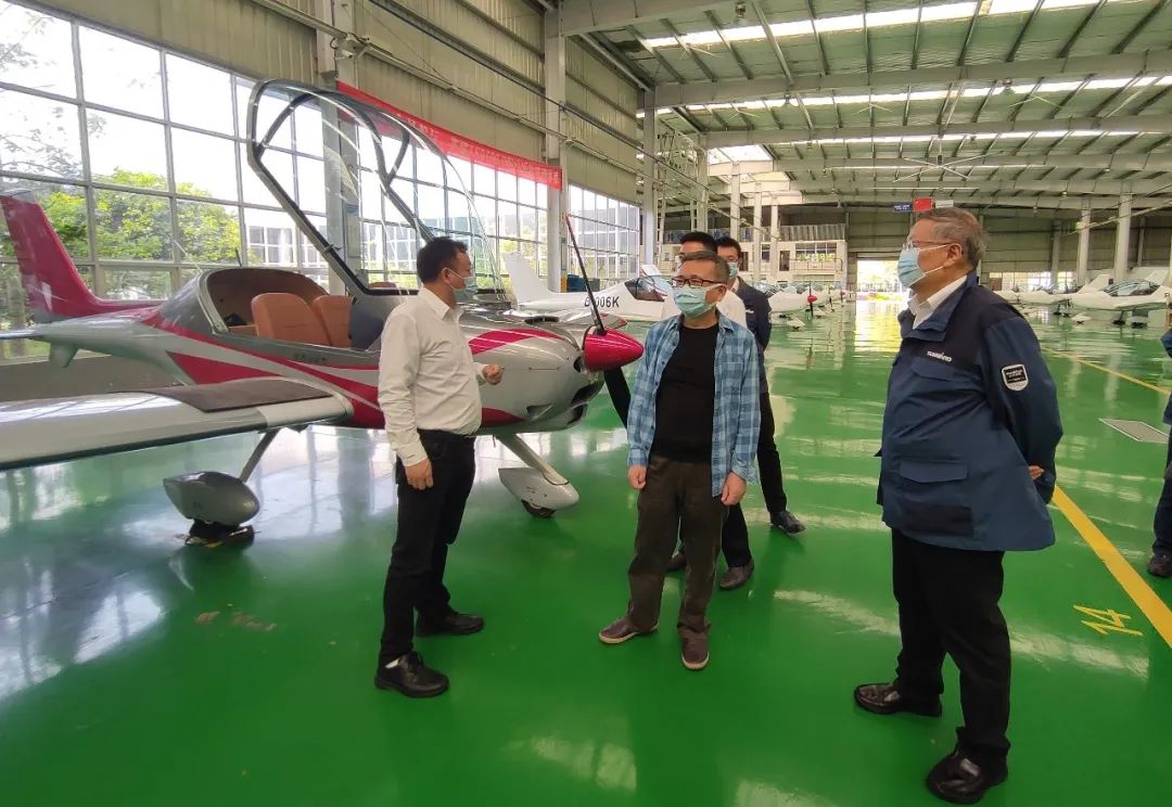广州工控总经理张伟涛调研3868la银河总站航空