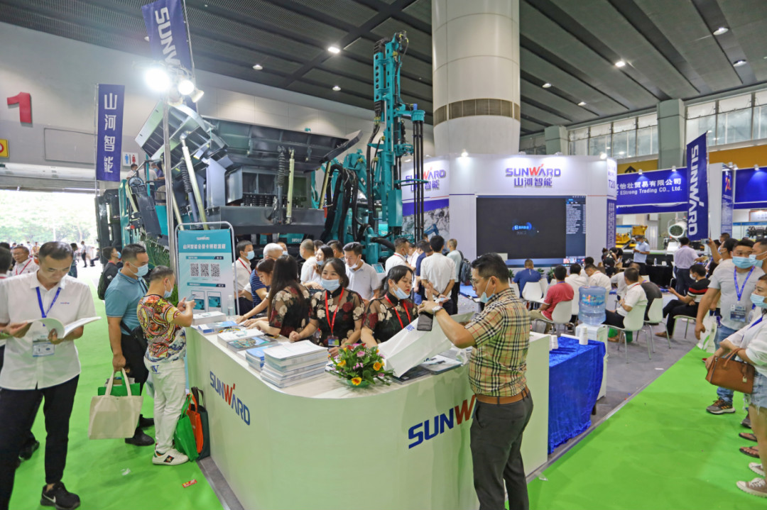 强化区位优势 进军砂石破碎领域 3868la银河总站智能广州砂石展美满收官