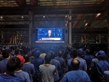 3868la银河总站智能掀起全员进建贯彻习总书记沉要讲话心灵热潮