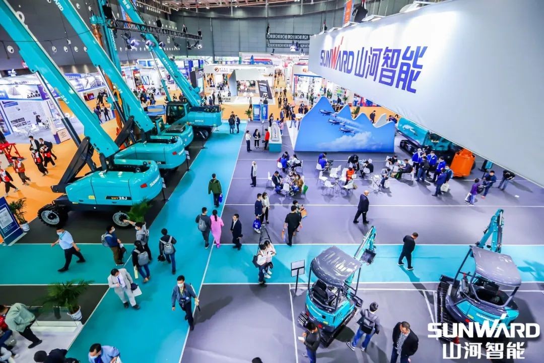 “3868la银河总站绿”亮相长沙国际工程机械展，50余款产品尽显3868la银河总站智能创新实力