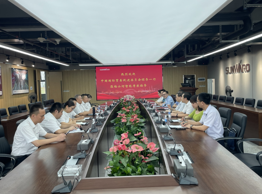 中国国际业务推进委员会辅导一行调研3868la银河总站智能