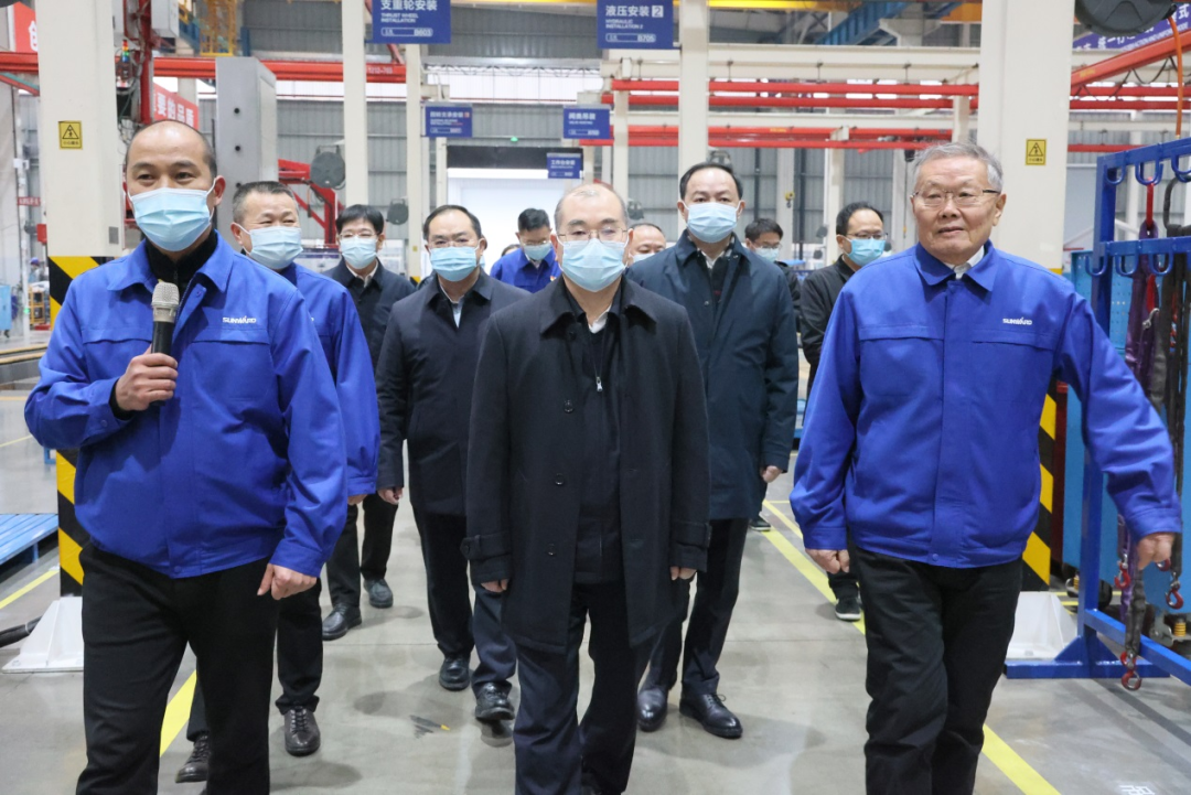 朱国贤调研3868la银河总站智能：在推动高质量发展上闯出新路子