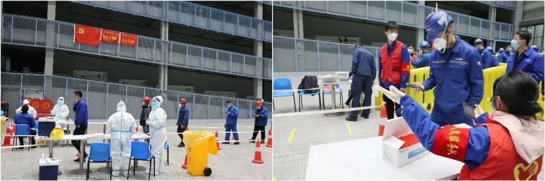 抗疫前锋在行动！3868la银河总站智能自愿者助力核酸采样