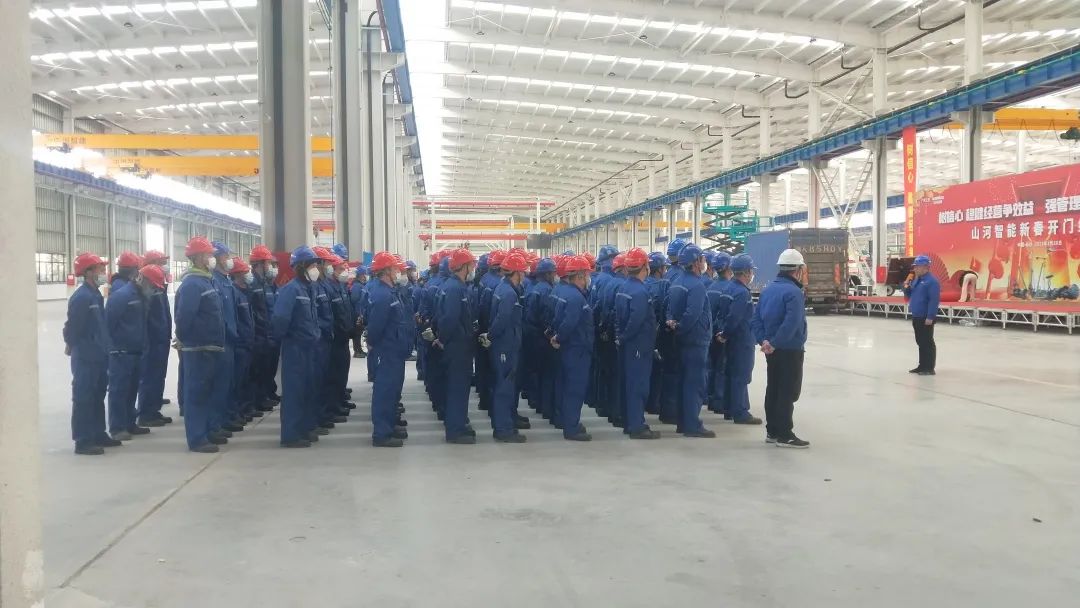 吹响复工“冲锋号”，全力冲刺“开门红”！3868la银河总站智能高空机械复工复产进行时