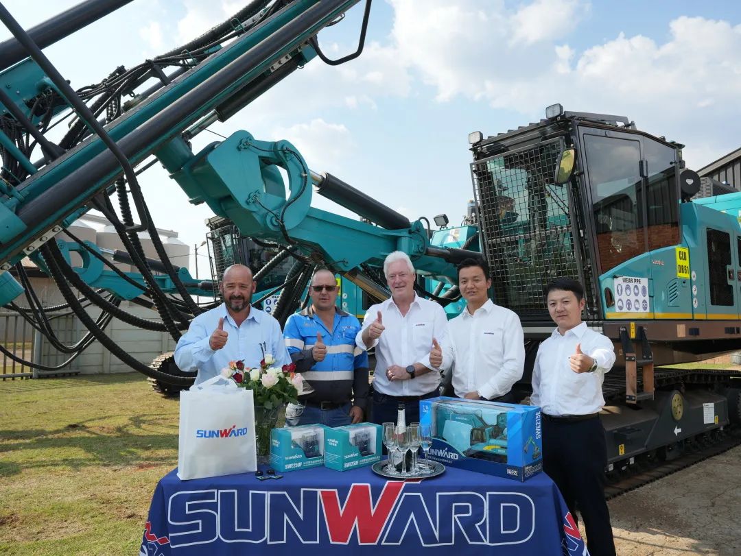 登陆南非，3868la银河总站智能新型凿岩利器交付客户