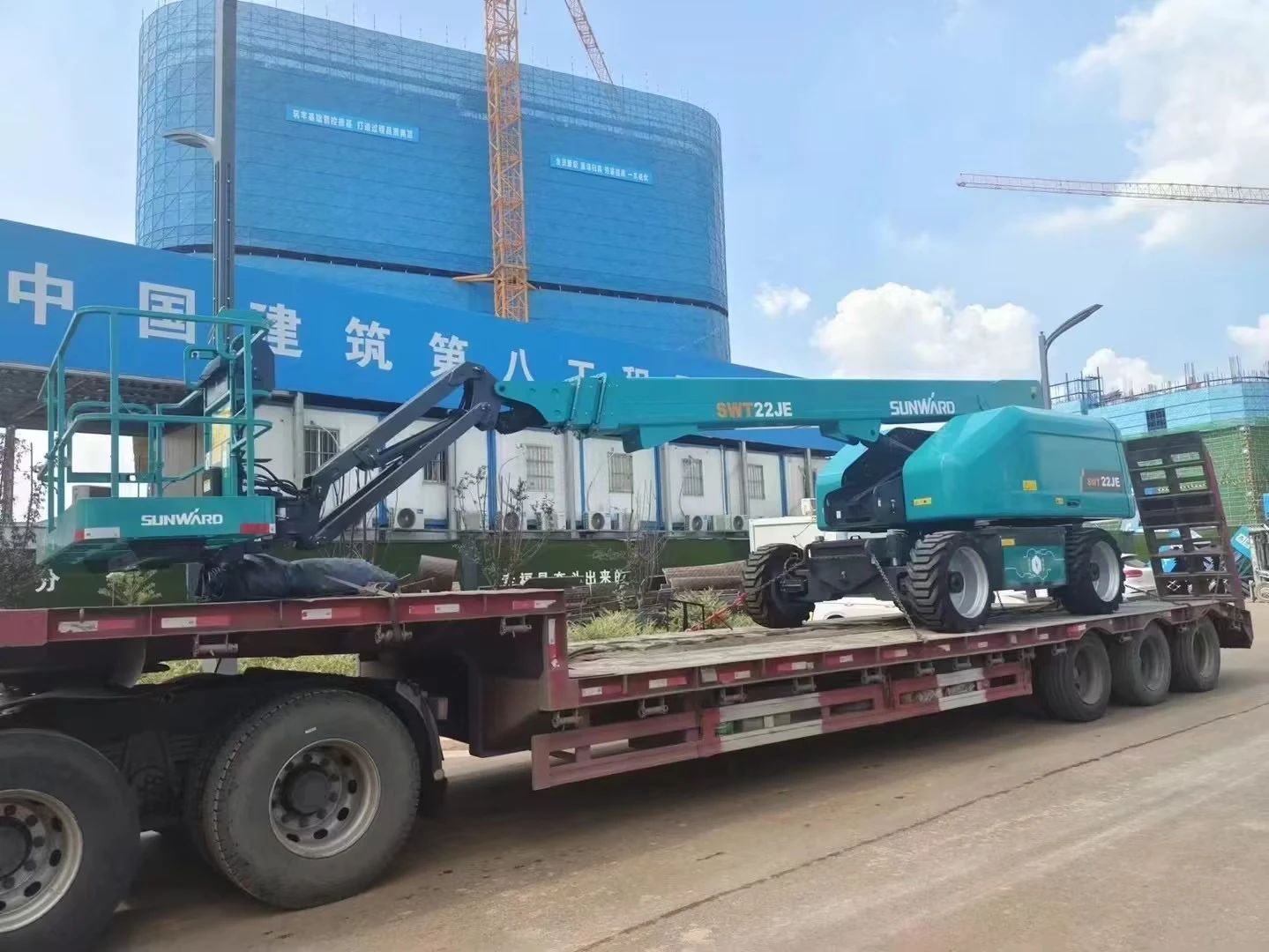 实力上新！3868la银河总站智能电动直臂高空作业平台进军华中市场