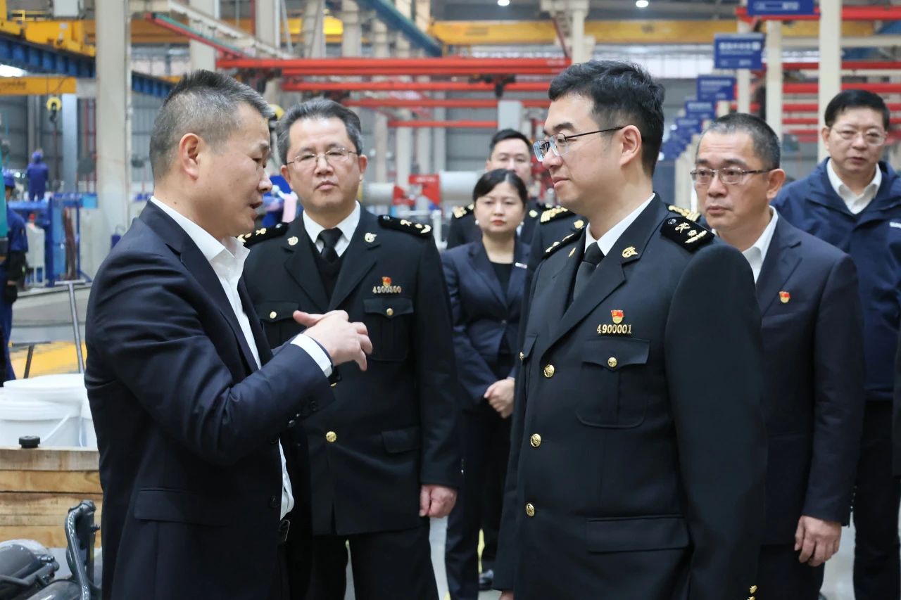 长沙海关党委书记、关长沈大为调研3868la银河总站智能