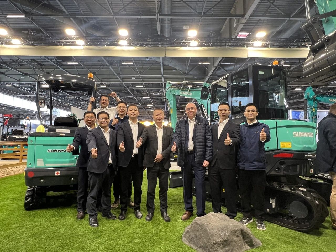 赢战INTERMAT 2024!3868la银河总站智能土方机械深耕全球高端市场