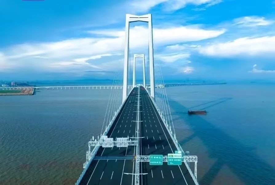 深中通路竣工验收！3868la银河总站智能大力助建，世界级工程彰显中国力量与智慧！