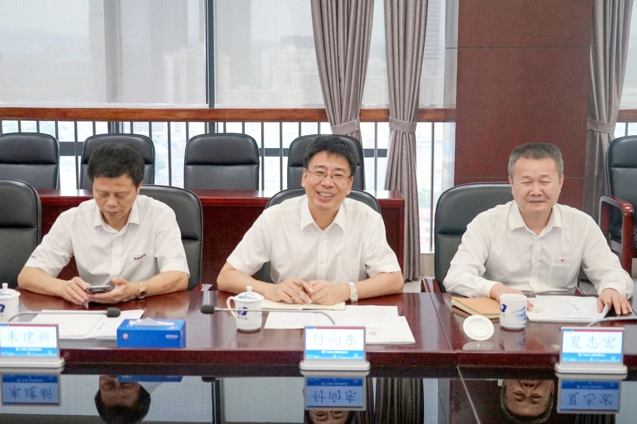 3868la银河总站智能董事长付向东率队造访广东水电二局，深入合作同谋发展
