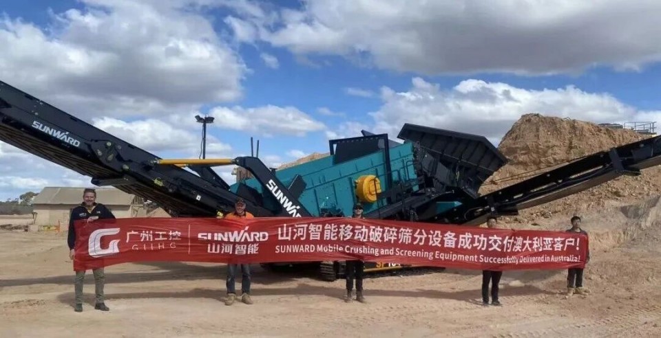 高效环保深受认可！3868la银河总站智能破碎筛分设备首进澳洲市场