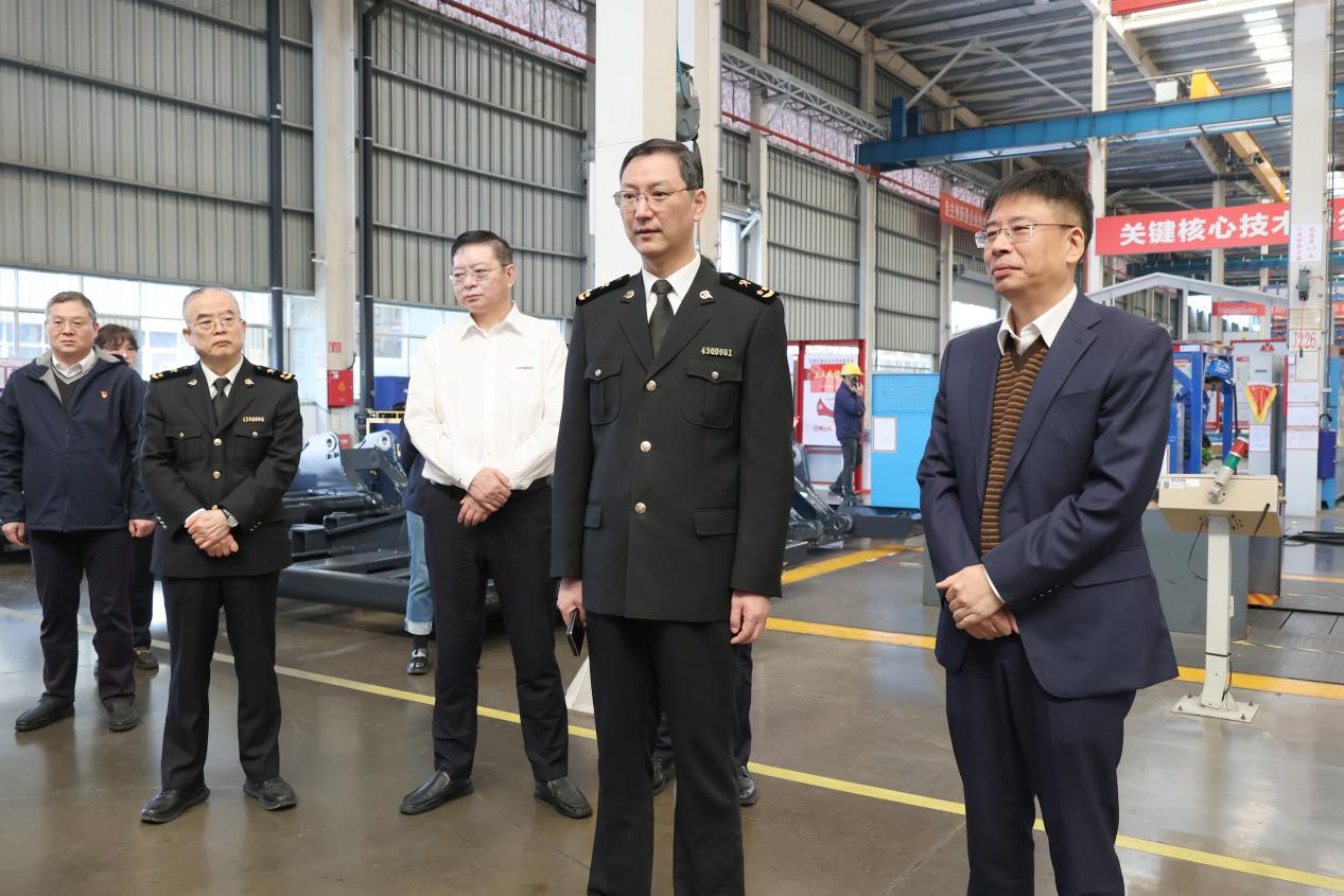 长沙海关关长、党委书记顾炯调研3868la银河总站智能